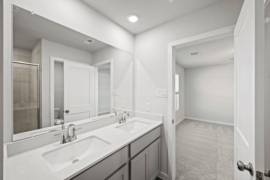 Furnished interior view inside a new home in Northpark South, Porter (Image 8). Furnished interior view inside a new home in Northpark South, Porter (Image 8).