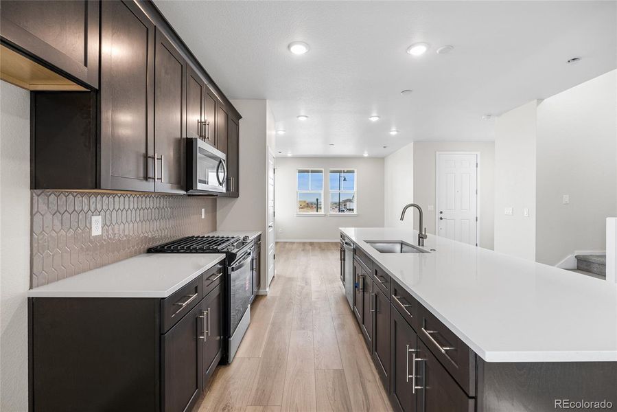 Furnished interior view inside a new home in Barefoot Village, Firestone (Image 11).
