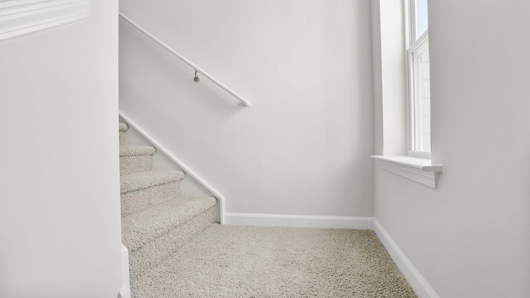 Spacious, unfurnished interior of a new home in Chestnut Ridge Townhomes, Greenville (Image 16).