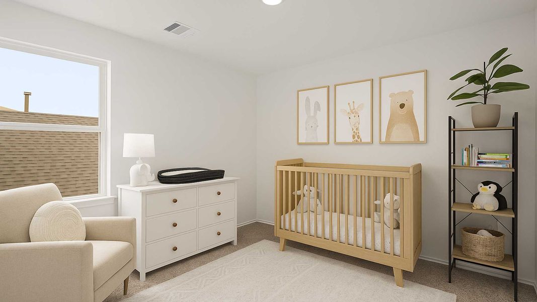 Representative furnished interior of a home built from the Mitchell by D.R. Horton in Sunterra Lakes, Brookshire (Image 6).
