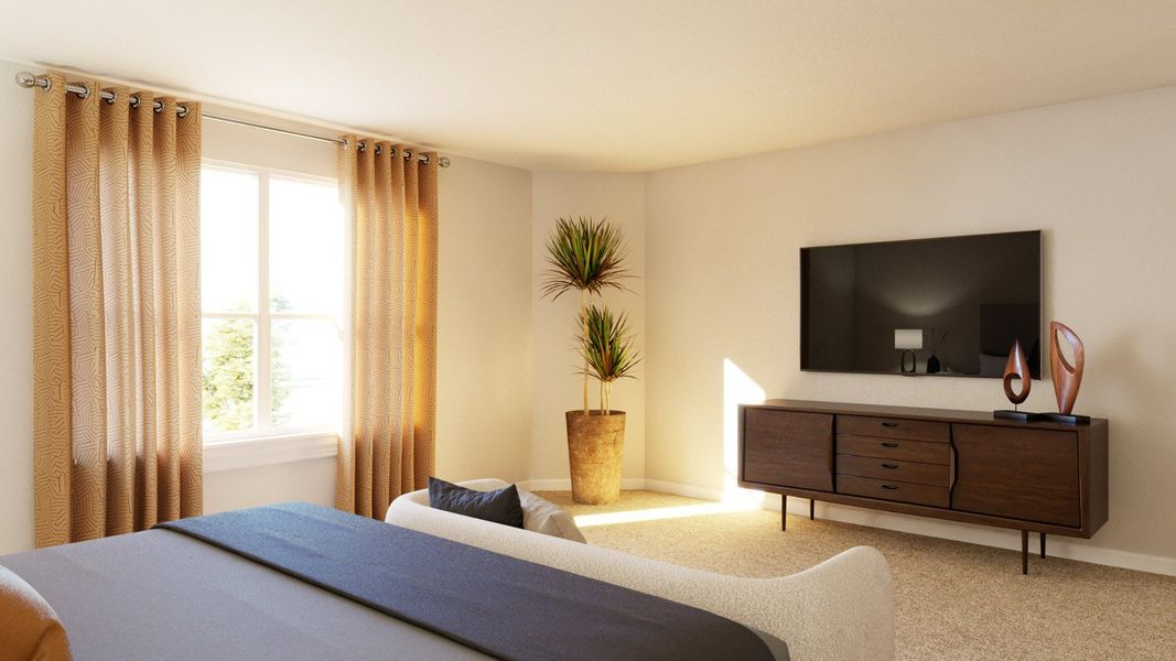 Representative furnished interior of a home built from the The Bluff by Legend Homes in Hanna Ranch, Fort Worth (Image 13).
