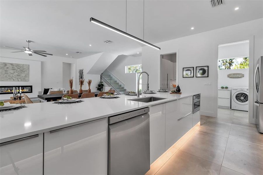 Furnished interior view inside a new home in , Sarasota (Image 17).
