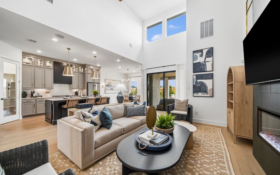Furnished interior view inside a new home in Midline, Webster (Image 7).