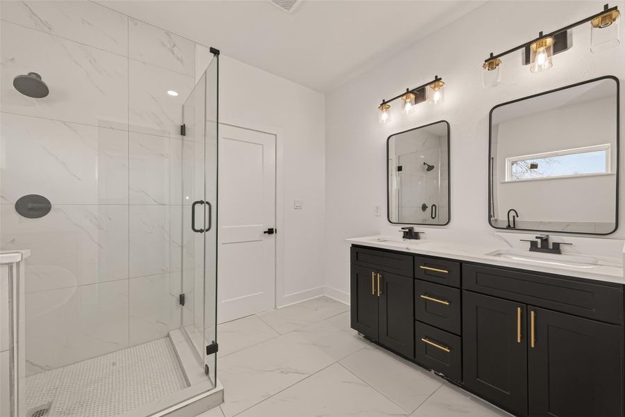 Furnished interior view inside a new home in , Houston (Image 11).