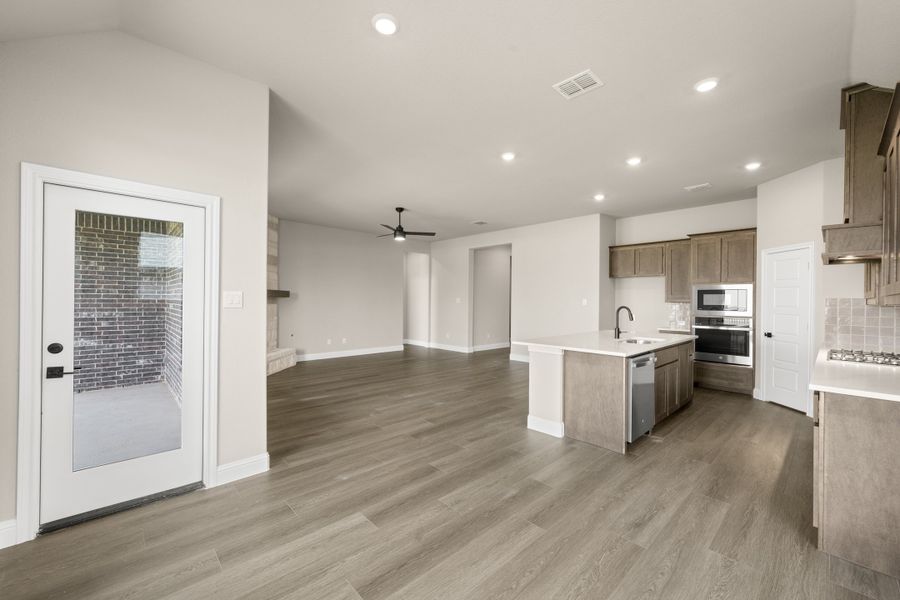 Furnished interior view inside a new home in Silo Mills, Joshua (Image 10).