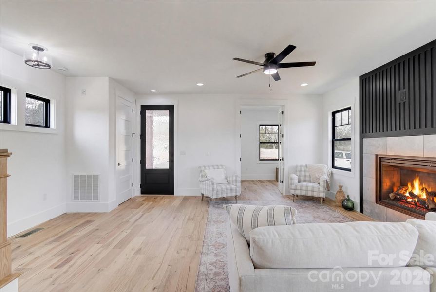 Furnished interior view inside a new home in , Hendersonville (Image 32).