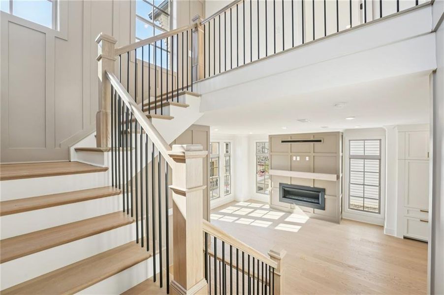 Furnished interior view inside a new home in Park Walke, Alpharetta (Image 19).
