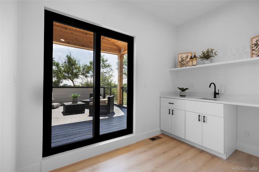 Furnished interior view inside a new home in , Denver (Image 40).