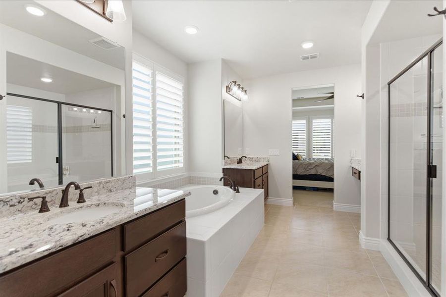 Furnished interior view inside a new home in , Denton (Image 15).