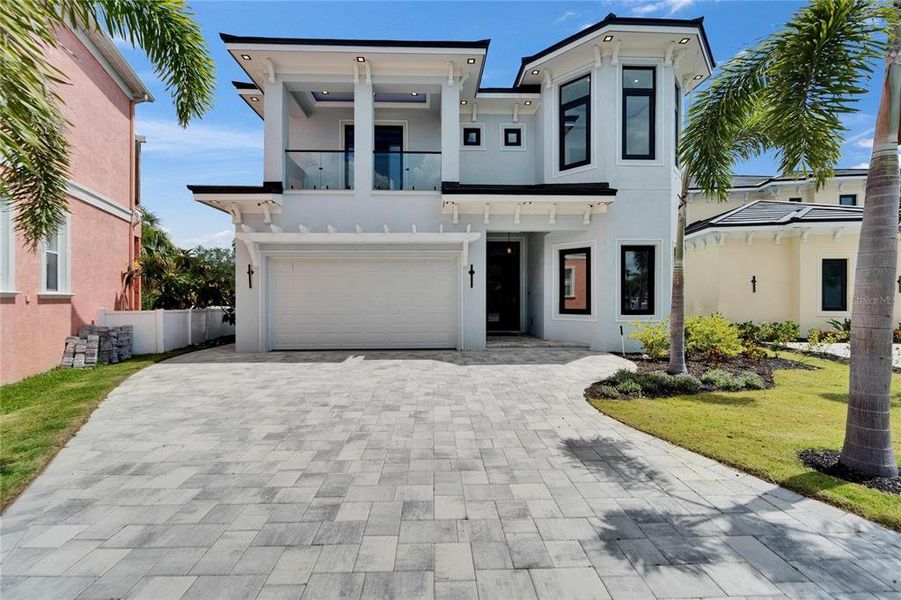 Front exterior of a new home in , Apollo Beach, FL, highlighting curb appeal (Image 33).