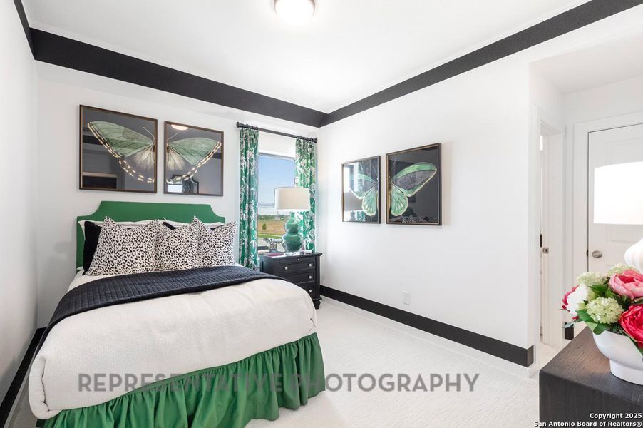 Furnished interior view inside a new home in Davis Ranch: 45ft. lots, San Antonio (Image 39).