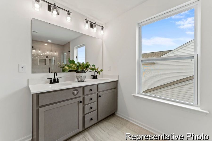 Furnished interior view inside a new home in Terrace at Border Creek, Winston-Salem (Image 14).