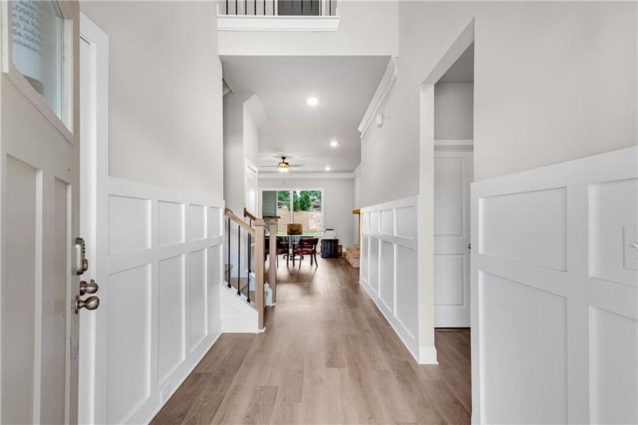 Furnished interior view inside a new home in Hidden Fields, Hoschton (Image 5).