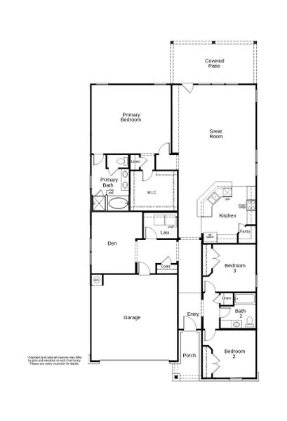 2D floor plan layout of this home in Imperial Forest, Alvin, TX (Image 2). 2D floor plan layout of this home in Imperial Forest, Alvin, TX (Image 2).