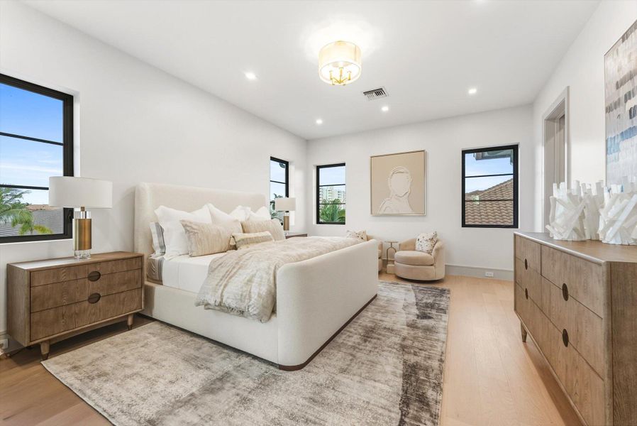 Furnished interior view inside a new home in , Delray Beach (Image 12). Furnished interior view inside a new home in , Delray Beach (Image 12).