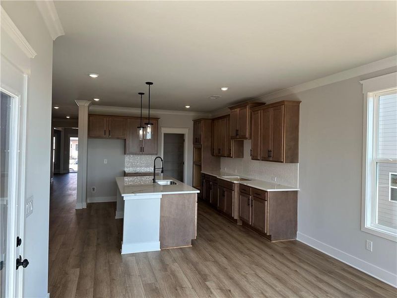 Furnished interior view inside a new home in Rosewood Lake Preserve, Hoschton (Image 11).