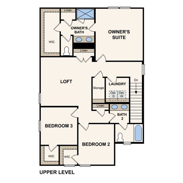 2D floor plan layout for the Harper by Century Communities in Canebrake at Hickory Hills, Old Hickory, TN (Image 5). 2D floor plan layout for the Harper by Century Communities in Canebrake at Hickory Hills, Old Hickory, TN (Image 5).