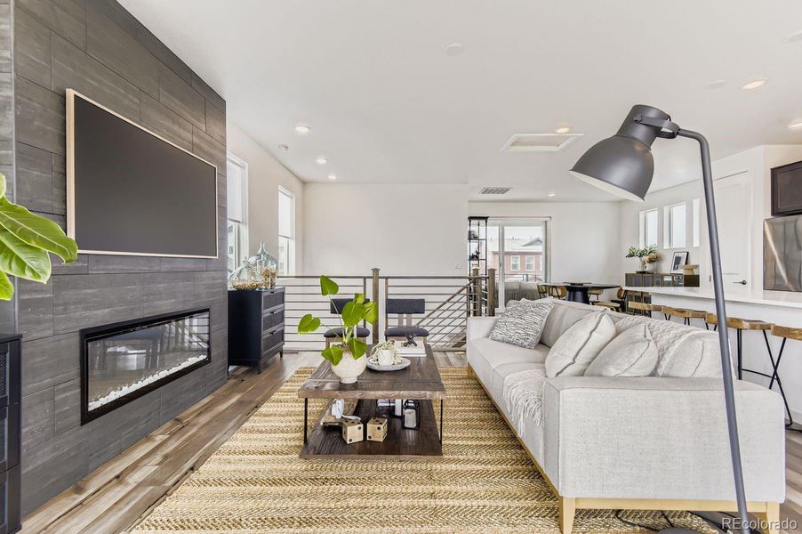 Furnished interior view inside a new home in Sterling Ranch, Littleton (Image 14).