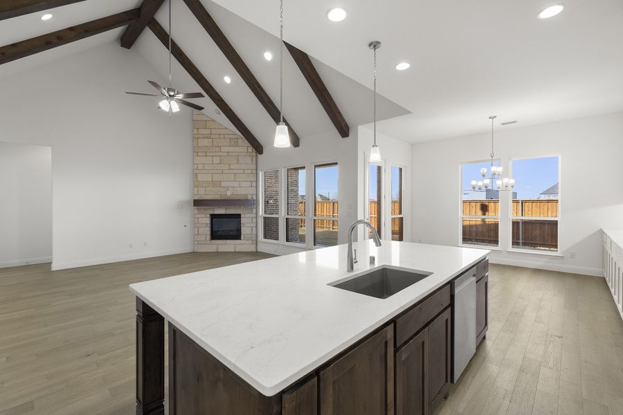 Furnished interior view inside a new home in Nelson Lake Estates, Rockwall (Image 11).