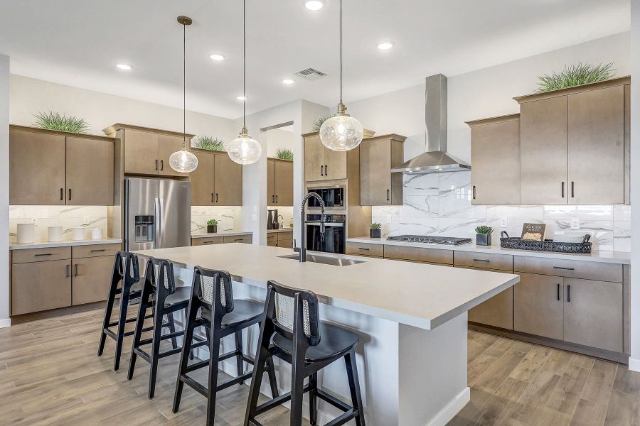 Furnished interior view inside a new home in Miravida, Surprise (Image 16). Furnished interior view inside a new home in Miravida, Surprise (Image 16).