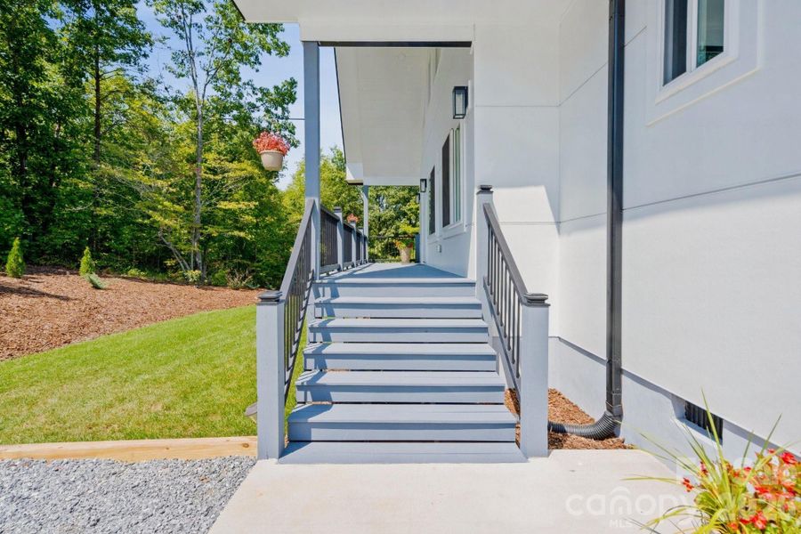 Exterior details and patio area of a home in , Rutherfordton (Image 18).