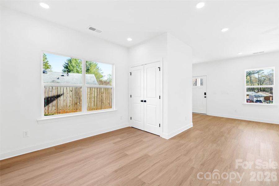Spacious, unfurnished interior of a new home in , Charlotte (Image 16). Spacious, unfurnished interior of a new home in , Charlotte (Image 16).