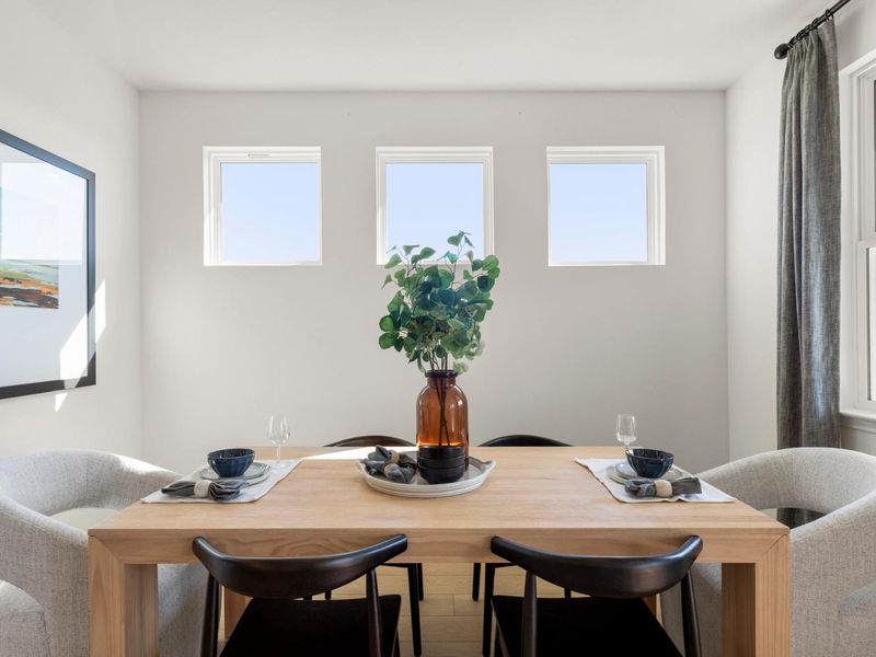 Furnished interior view inside a new home in Mercer Meadows, Royse City (Image 15).