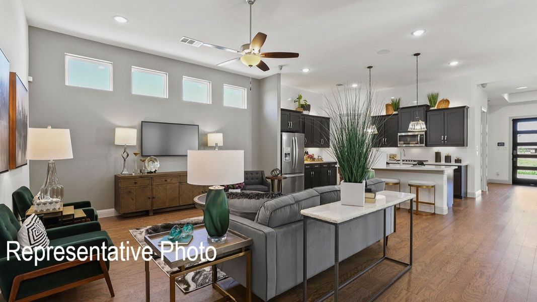 Furnished interior view inside a new home in Solterra Texas, Mesquite (Image 4).