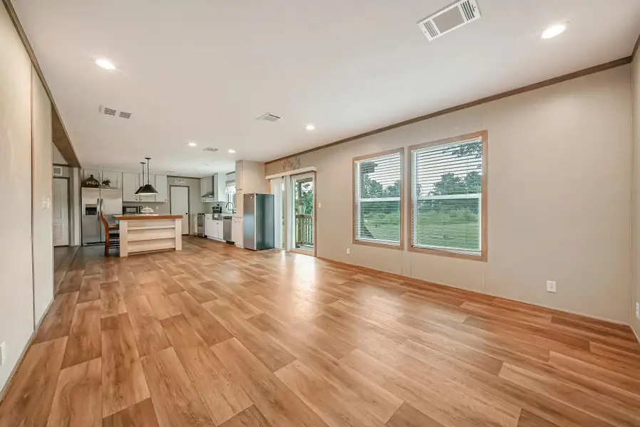 Family Room looking toward the kitchen.