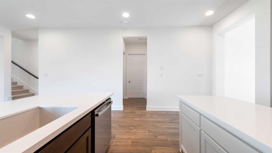 Furnished interior view inside a new home in Trinity Falls 45', McKinney (Image 11). Furnished interior view inside a new home in Trinity Falls 45', McKinney (Image 11).