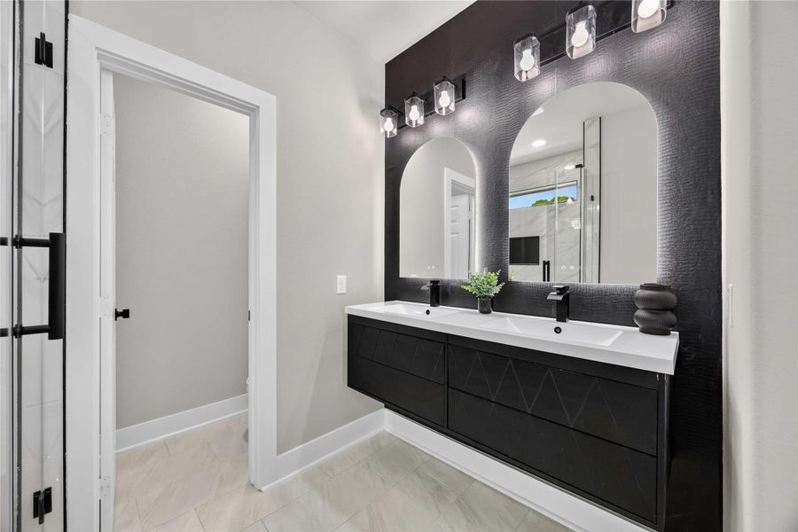 Furnished interior view inside a new home in , Houston (Image 14).