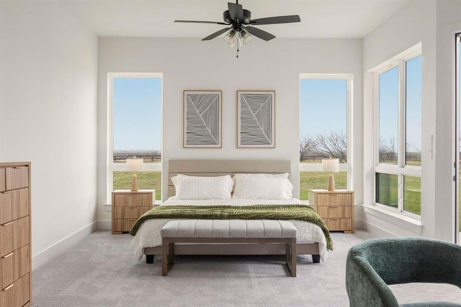 Furnished interior view inside a new home in The Highlands, Northlake (Image 25). Furnished interior view inside a new home in The Highlands, Northlake (Image 25).