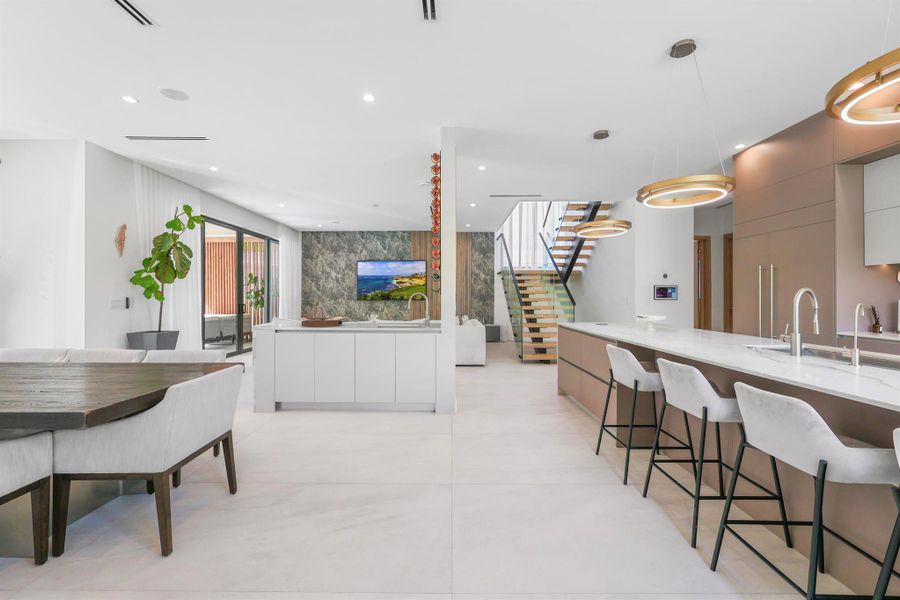 Furnished interior view inside a new home in , Fort Lauderdale (Image 47).