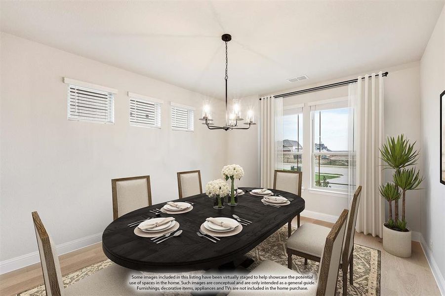 Furnished interior view inside a new home in Villages of Walnut Grove, Midlothian (Image 29). Furnished interior view inside a new home in Villages of Walnut Grove, Midlothian (Image 29).