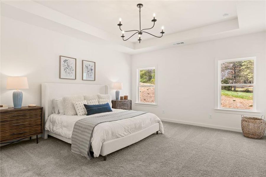 Furnished interior view inside a new home in , Gainesville (Image 55).