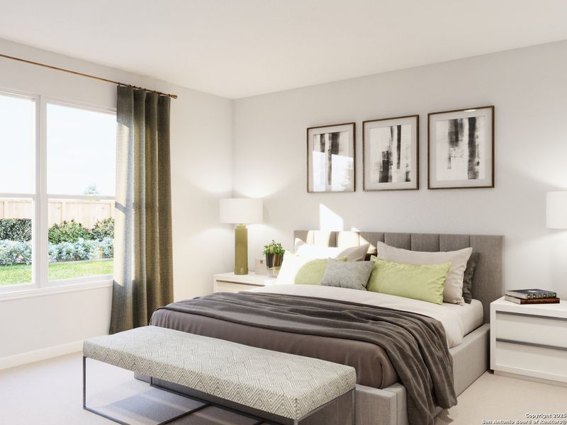 Furnished interior view inside a new home in Hickory Ridge, Elmendorf (Image 14).