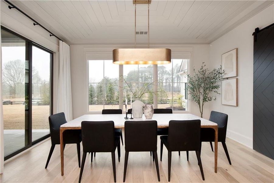 Furnished interior view inside a new home in , Alpharetta (Image 9). Furnished interior view inside a new home in , Alpharetta (Image 9).