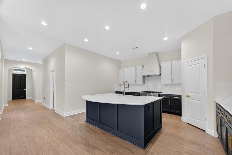Furnished interior view inside a new home in , Hitchcock (Image 10).