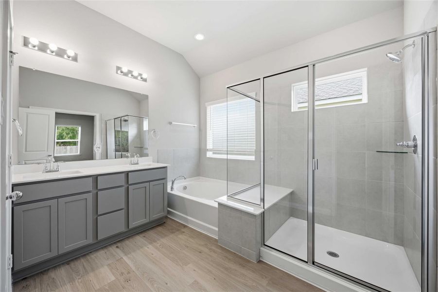 Furnished interior view inside a new home in King Oaks Village, Baytown (Image 9). Furnished interior view inside a new home in King Oaks Village, Baytown (Image 9).
