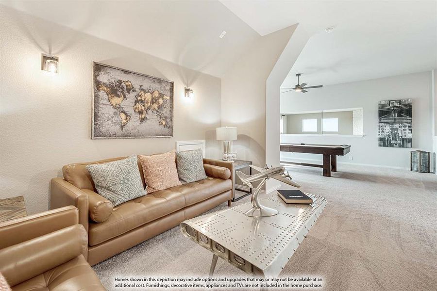 Furnished interior view inside a new home in Liberty, Melissa (Image 9).
