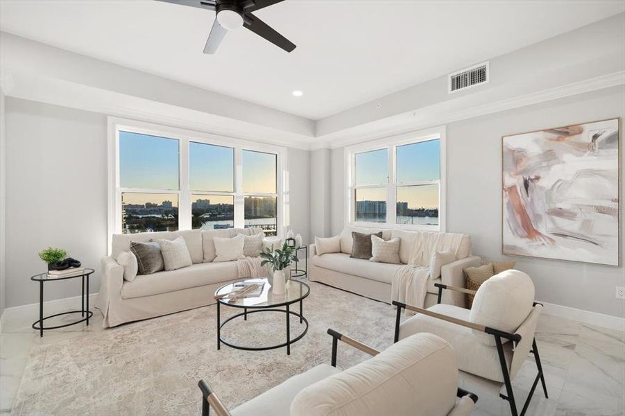 Furnished interior view inside a new home in , Clearwater (Image 18).