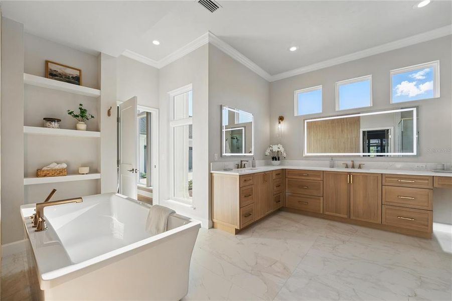 Furnished interior view inside a new home in , Archer (Image 35).