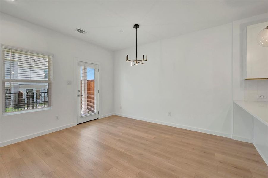 Spacious, unfurnished interior of a new home in Providence Commons, Providence Village (Image 15). Spacious, unfurnished interior of a new home in Providence Commons, Providence Village (Image 15).