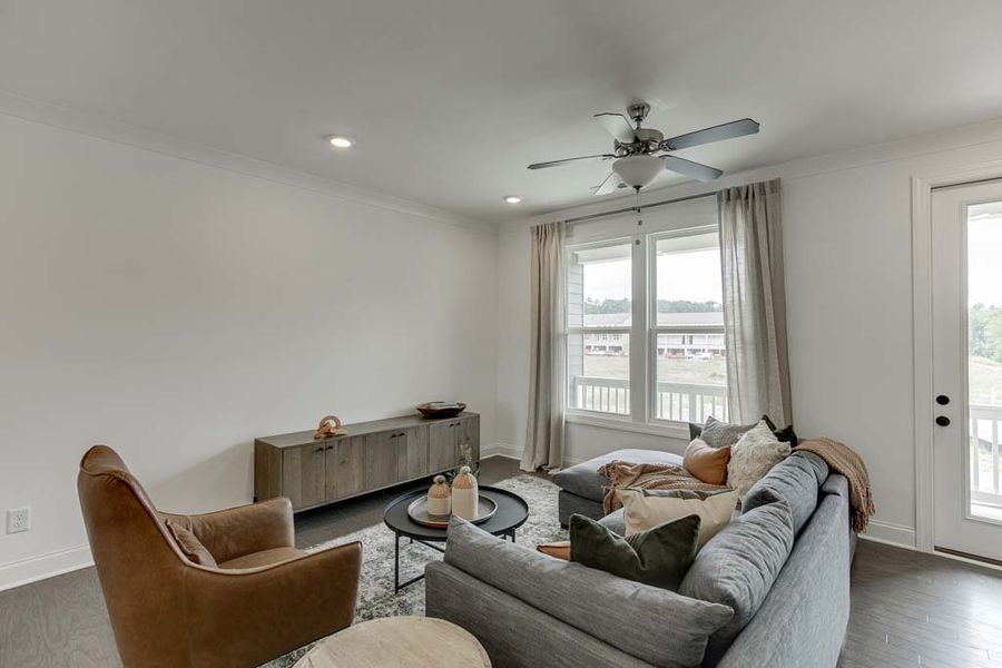 Representative furnished interior of a home built from the Archer by Ashton Woods in Reverie on Cumberland, Atlanta (Image 23).