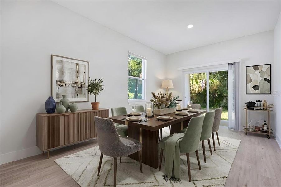 Furnished interior view inside a new home in , Apopka (Image 10).