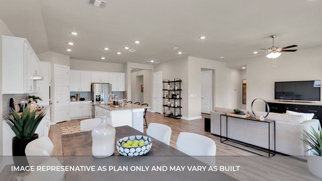 Furnished interior view inside a new home in Rosenbusch Ranch, Leander (Image 20).