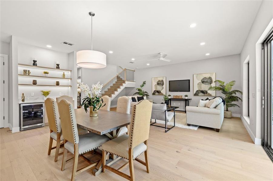 Furnished interior view inside a new home in College Park, Orlando (Image 18). Furnished interior view inside a new home in College Park, Orlando (Image 18).