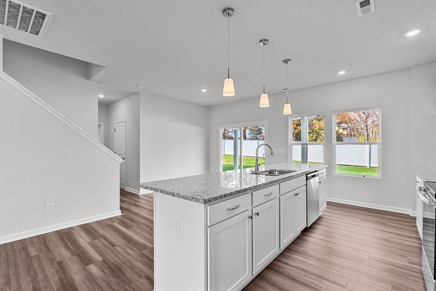 Furnished interior view inside a new home in Hanes Lake, Winston-Salem (Image 12). Furnished interior view inside a new home in Hanes Lake, Winston-Salem (Image 12).
