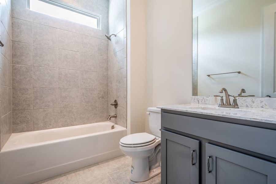 Representative furnished interior of a home built from the Harvard by Greybrook Homes in Deer Brook, Mooresville (Image 13).