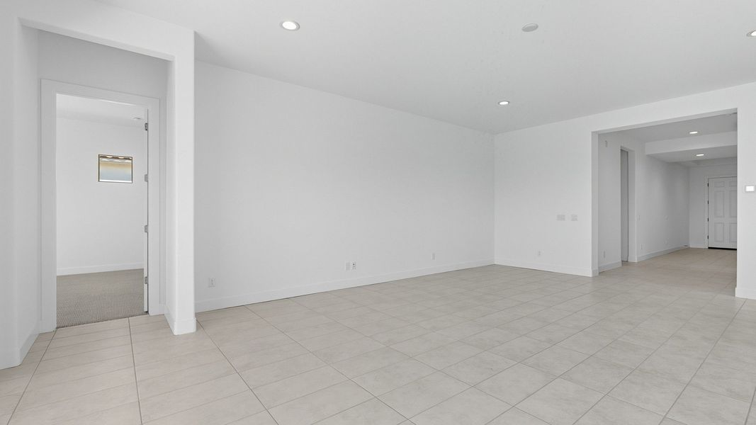 Furnished interior view inside a new home in Hacienda at Estrella, Goodyear (Image 27).